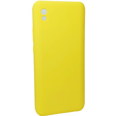 Чехол накладка Silicone Cover Soft Touch ЗК Xiaomi Redmi 9A / 9AT Желтый