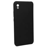 Чехол накладка Silicone Cover Soft Touch ЗК Xiaomi Redmi 9A / 9AT Черный