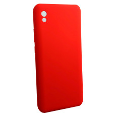 Чехол накладка Silicone Cover Soft Touch ЗК Xiaomi Redmi 9A / 9AT Красный