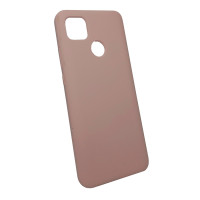 Чехол накладка Silicone Cover Soft Touch ОК Xiaomi Redmi 9С/10A Пудра