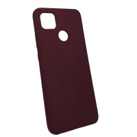 Чехол накладка Silicone Cover Soft Touch ОК Xiaomi Redmi 9С/10A Бордовый
