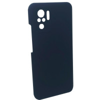 Чехол накладка Silicone Cover Soft Touch ЗК Xiaomi Redmi Note 10 (4G) / 10S / Poco M5s Темно-синий