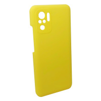 Чохол накладка Silicone Cover Soft Touch ЗК Xiaomi Redmi Note 10 (4G) / 10S / Poco M5s Жовтий