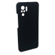 Чехол накладка Silicone Cover Soft Touch ЗК Xiaomi Redmi Note 10 (4G) / 10S / Poco M5s Черный