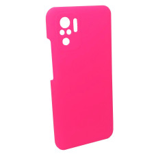 Чохол накладка Silicone Cover Soft Touch ЗК Xiaomi Redmi Note 10 (4G) / 10S / Poco M5s Фуксія