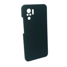 Чехол накладка Silicone Cover Soft Touch ЗК Xiaomi Redmi Note 10 (4G) / 10S / Poco M5s Темно-зеленый