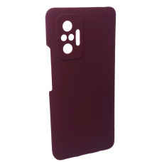 Чехол накладка Silicone Cover Soft Touch ЗК Xiaomi Redmi Note 10 Pro / Max  Бордовый