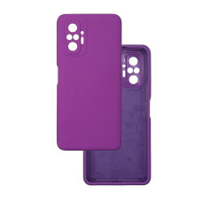 Чехол накладка Silicone Cover Soft Touch ЗК Xiaomi Redmi Note 10 Pro / Max Фиолетовый