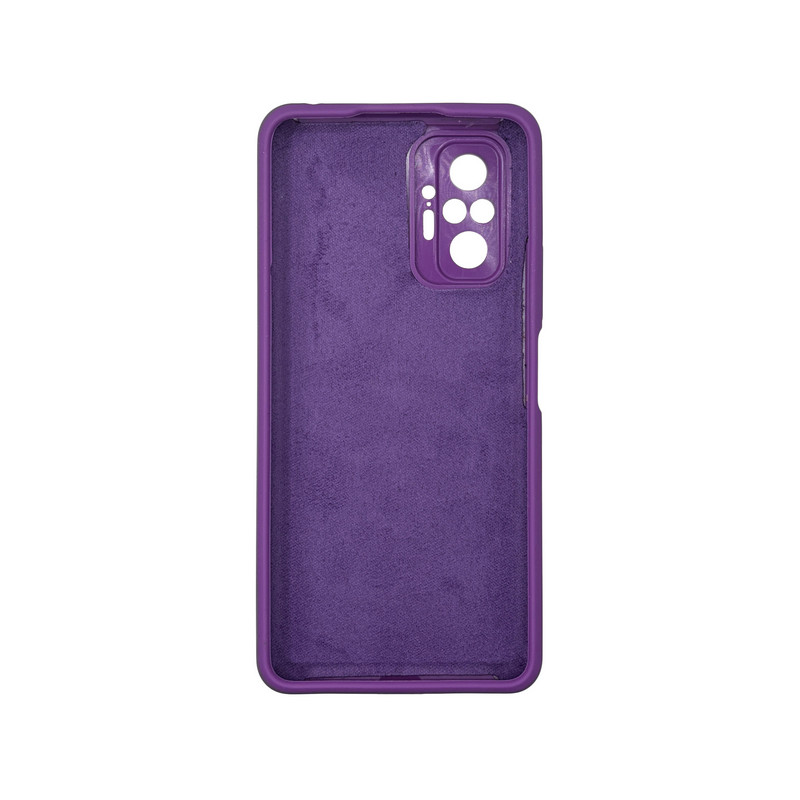 Чехол накладка Silicone Cover Soft Touch ЗК Xiaomi Redmi Note 10 Pro / Max Фиолетовый
