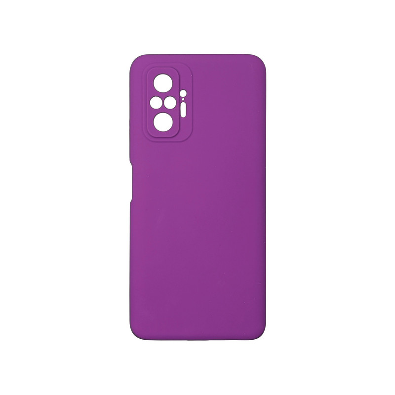 Чехол накладка Silicone Cover Soft Touch ЗК Xiaomi Redmi Note 10 Pro / Max Фиолетовый