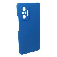 Чехол накладка Silicone Cover Soft Touch ЗК Xiaomi Redmi Note 10 Pro / Max Синий