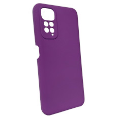 Чехол накладка Silicone Cover Soft Touch ЗК Xiaomi Redmi Note 11 / Note 11s 4G Фиолетовый