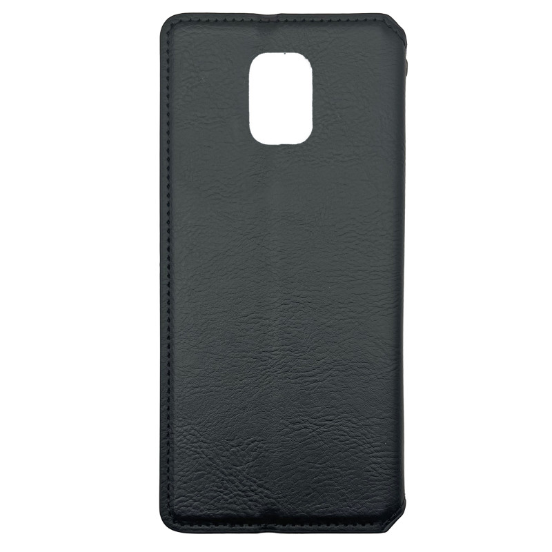 Чехол книжка кожаный Cubic Xiaomi Redmi Note 9s/Pro/Max Черный