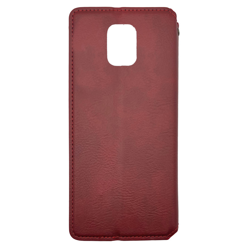 Чохол книжка шкіряний Cubic Xiaomi Redmi Note 9s/Pro/Max Червоний