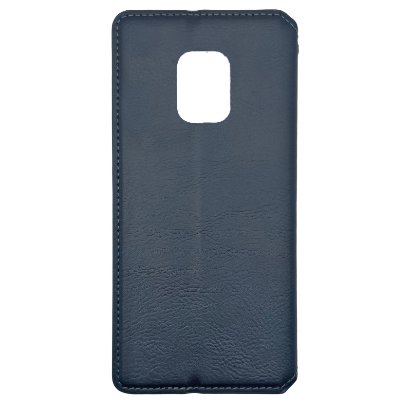 Чехол книжка кожаный Cubic Xiaomi Redmi Note 9s/Pro/Max Синий