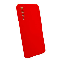 Чехол накладка Silicone Cover Soft Touch ЗК Samsung A50 / A30s Красный
