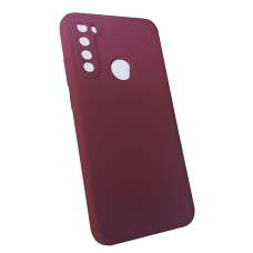 Чохол накладка Silicone Cover Soft Touch ЗК Xiaomi Redmi Note 8 Бордовий