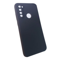Чохол накладка Silicone Cover Soft Touch ЗК Xiaomi Redmi Note 8 Темно-синій