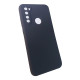 Чехол накладка Silicone Cover Soft Touch ЗК Xiaomi Redmi Note 8 Темно-синий