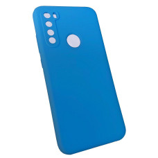 Чохол накладка Silicone Cover Soft Touch ЗК Xiaomi Redmi Note 8 Синій