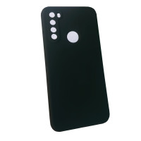 Чехол накладка Silicone Cover Soft Touch ЗК Xiaomi Redmi Note 8 Черный