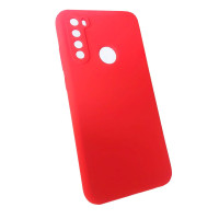 Чехол накладка Silicone Cover Soft Touch ЗК Xiaomi Redmi Note 8 Красный