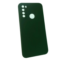 Чохол накладка Silicone Cover Soft Touch ЗК Xiaomi Redmi Note 8 Темно-зелений