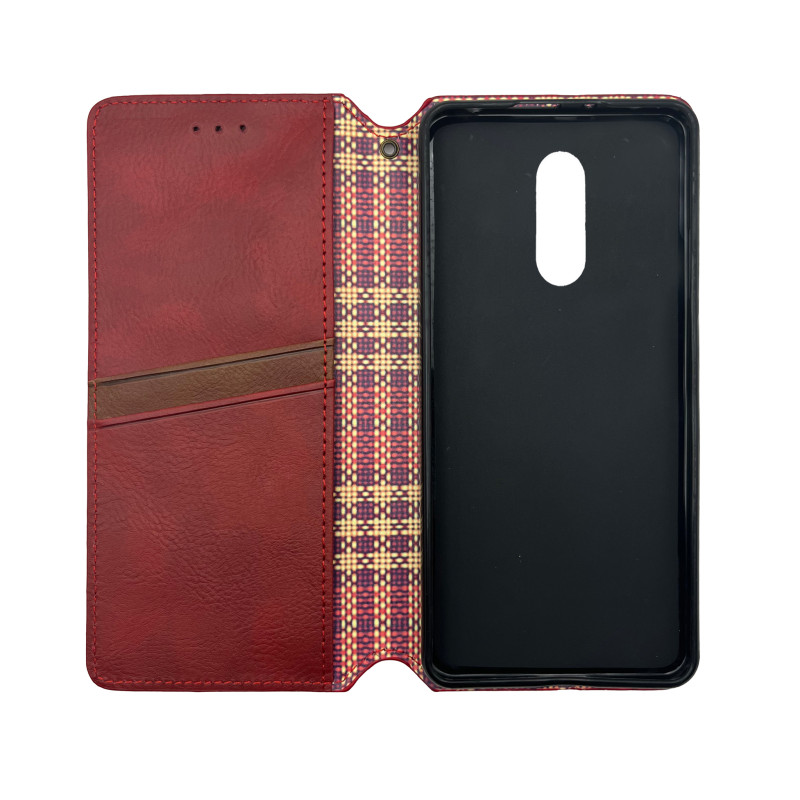 Чохол книжка шкіряний Cubic Xiaomi Redmi 8 Червоний