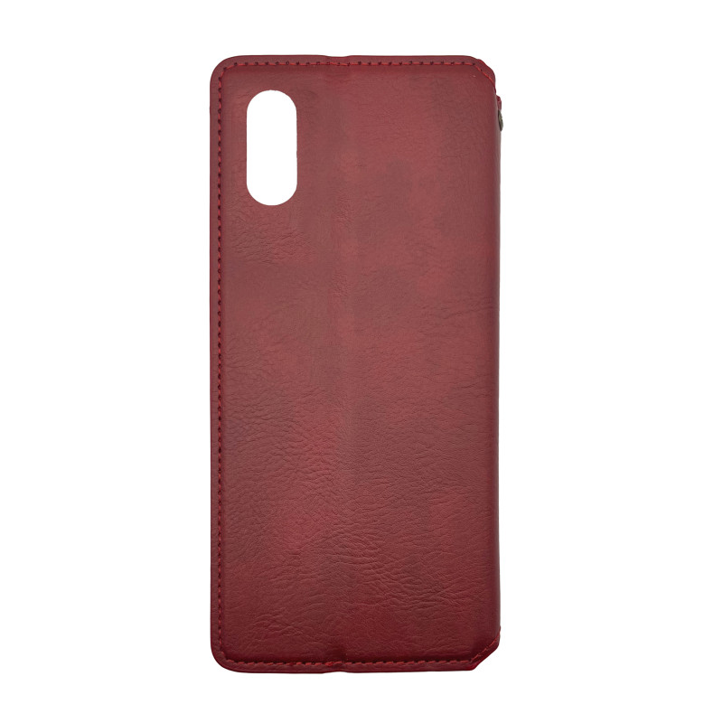 Чохол книжка шкіряний Cubic Xiaomi Redmi 9A Червоний