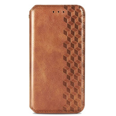 Чохол книжка шкіряний Cubic Xiaomi Redmi 9A Коричневий