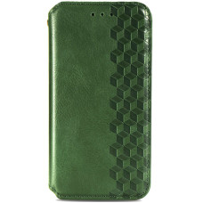Чохол книжка шкіряний Cubic Samsung A12 / M12 зелений