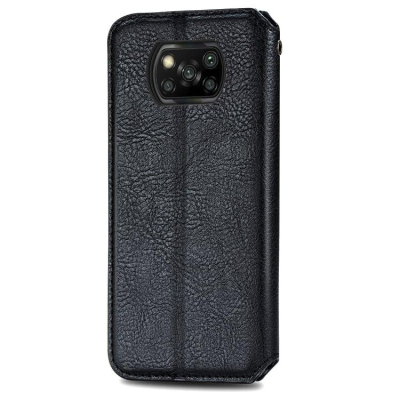 Чохол книжка шкіряний Cubic Xiaomi Poco X3 / X3 NFC Чорний