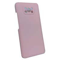 Чехол накладка Silicone Cover Soft Touch ЗК Xiaomi Poco X3 / X3 Pro Пудра