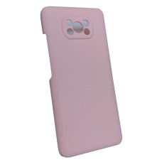 Чехол накладка Silicone Cover Soft Touch ЗК Xiaomi Poco X3 / X3 Pro Пудра