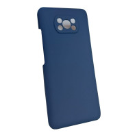 Чохол накладка Silicone Cover Soft Touch ЗК Xiaomi Poco X3 / X3 Pro Темно-синій