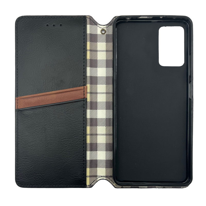 Чехол книжка кожаный Cubic Xiaomi Redmi 9T / Poco M3 Черный