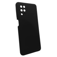 Чехол накладка Silicone Cover Soft Touch ЗК Samsung A22 / M32 / M22 Черный