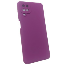 Чехол накладка Silicone Cover Soft Touch ЗК Samsung A22 / M32 / M22 Фиолетовый