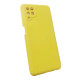 Чехол накладка Silicone Cover Soft Touch ЗК Samsung A22 / M32 / M22 Желтый