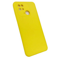 Чохол накладка Silicone Cover Soft Touch ЗК Xiaomi Redmi 10C / Poco C40 Жовтий