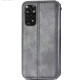 Чехол книжка кожаный Cubic Xiaomi Redmi Note 11 Pro / Note 12 Pro 4G / Poco X4 NFC Серый