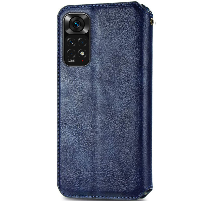 Чехол книжка кожаный Cubic Xiaomi Redmi Note 11 Pro / Note 12 Pro 4G / Poco X4 NFC Синий