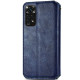 Чехол книжка кожаный Cubic Xiaomi Redmi Note 11 Pro / Note 12 Pro 4G / Poco X4 NFC Синий