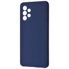 Чохол накладка Silicone Cover Soft Touch ЗК Samsung A13 4G Темно-синій