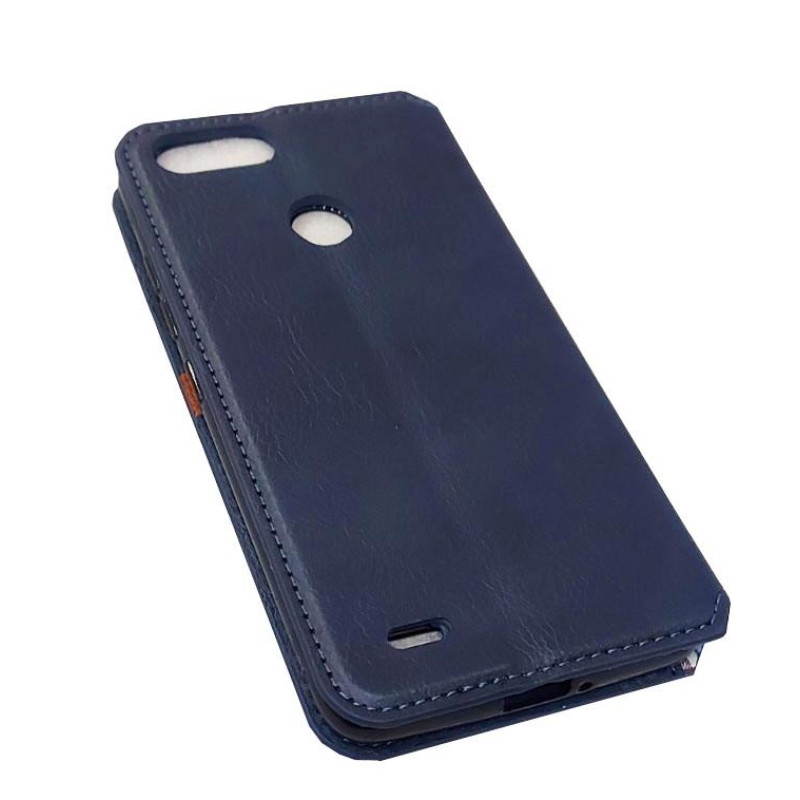 Чохол книжка шкіряний Cubic TECNO POP 2F синій
