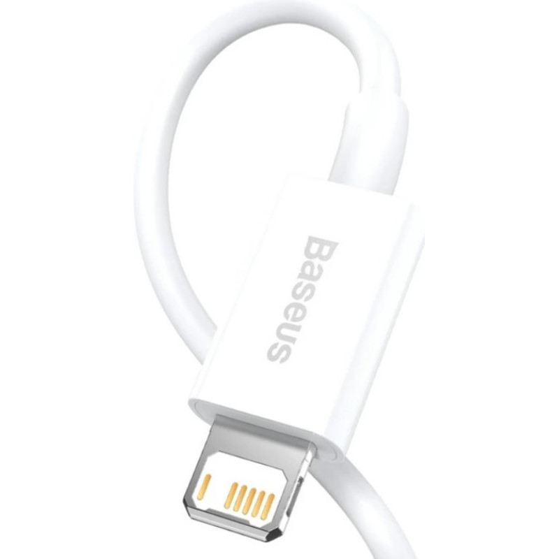 Кабель USB-Lightning Baseus Superior 2.4A 1m Белый