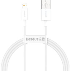 Кабель USB-Lightning Baseus Superior 2.4 A 1m Білий