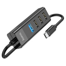 Type C HUB Hoco HB25 Type-C to USB converter 4 in 1 Easy Mix