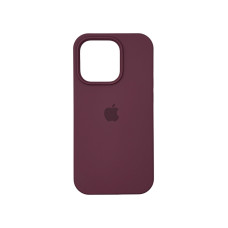 Чехол Silicone Case iPhone 14 Pro Max Бордовый (Maroon)