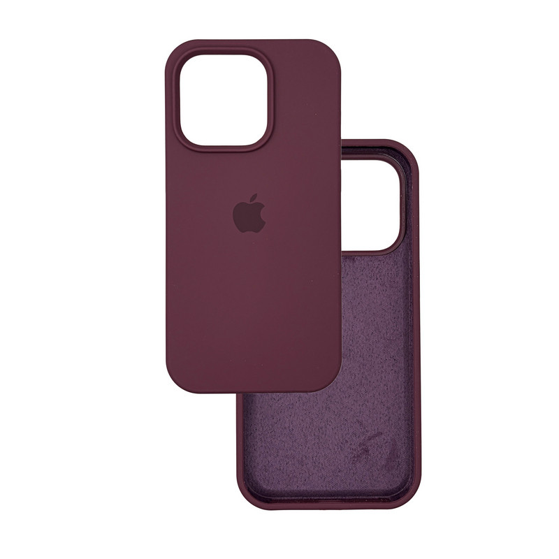 Чехол Silicone Case iPhone 14 Pro Max Бордовый (Maroon)